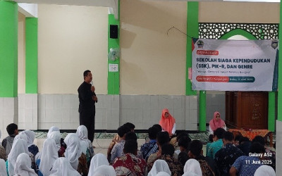 Sosialisasi Sekolah Siaga Kependudukan (SSK) SMA Negeri 1 Tunjungan