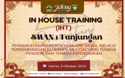 In House Training Peningkatan Pemberdayaan Diri Siswa melalui pengembangan Ketrampilan Coaching