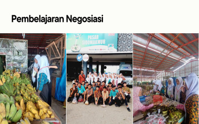 Pembelajaran Negosiasi Mapel Bahasa Indonesia di Pasar Sido Makmur